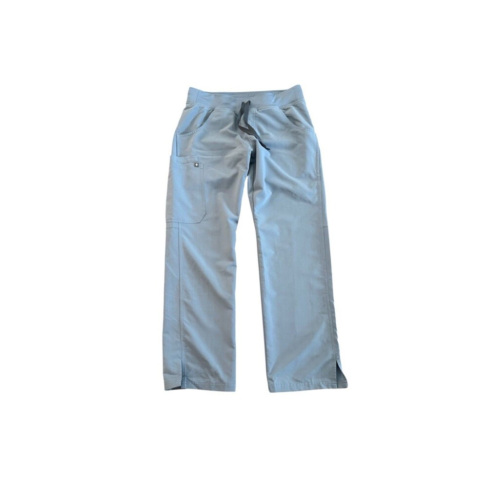 FIGS Technical Collection Kade Cargo Light Blue Women's Scrubs Pants Size S/P
